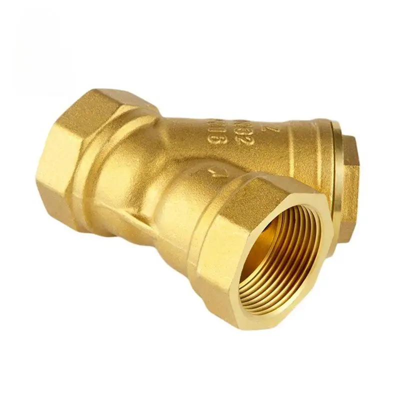 Brass  Pattern Strainer, Bronze Strainer With Tapped Retainer And Threaded End Connections Strainer Valve