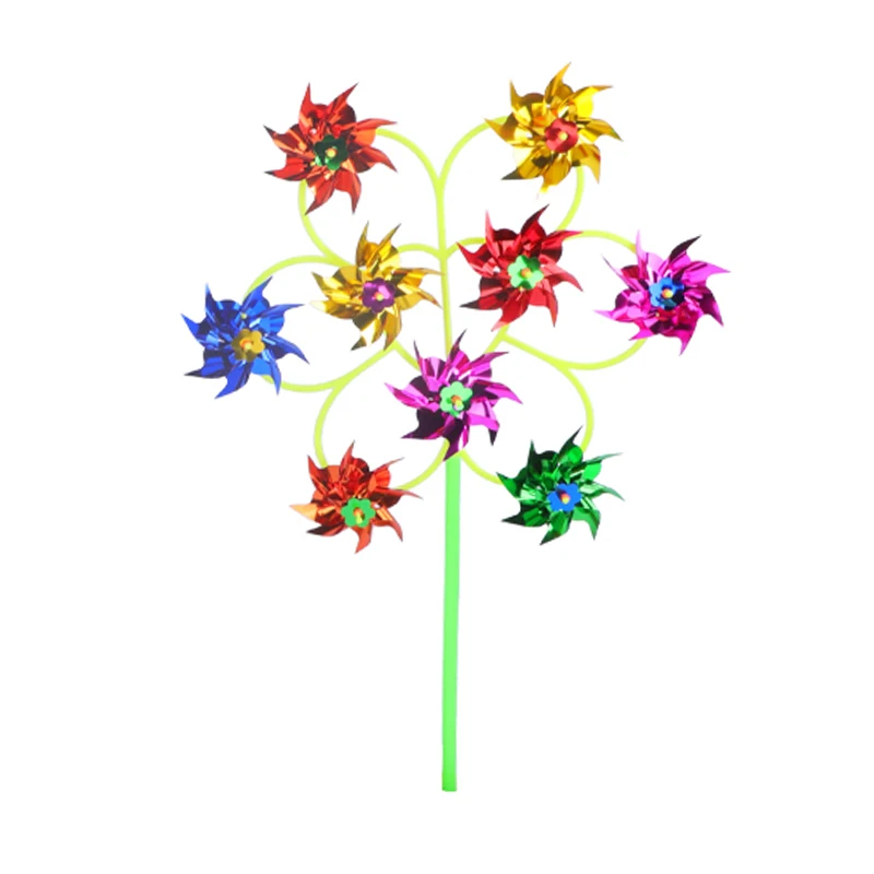 New Arrival Hot Sell Kids Plastic Toy Windmills Garden Pinwheel