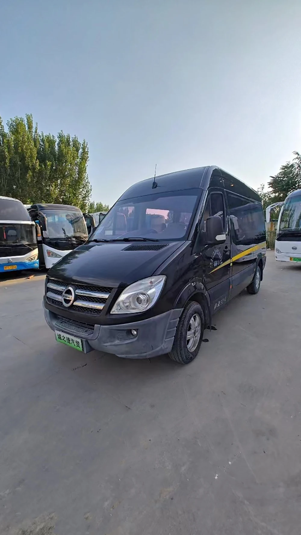 Automatic Coach Finest Used 11 Places Seats Left Hand Drive Buses Electric LHD Coaster Bus With AC for Sale