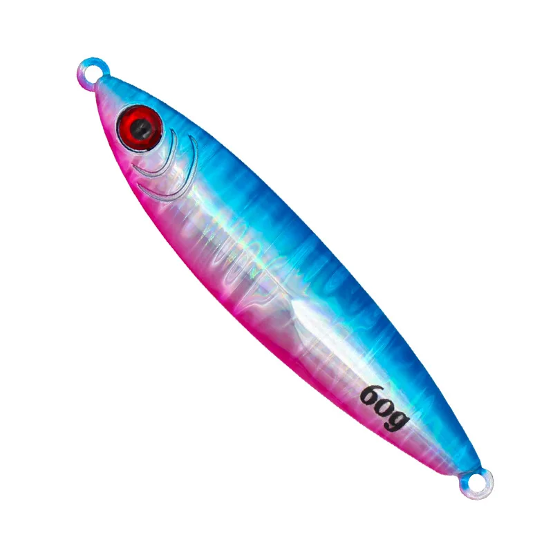 OEM 40g 60g 3D Fishing Tungsten Bass Lure Off Shore Long Cast Tungsten Jigs Lure