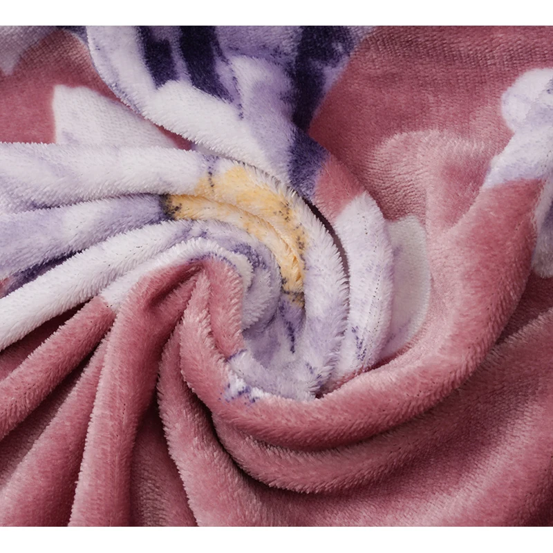 Good Quality Polyester Super Soft Thick Custom Fleece Blanket Flannel Blankets