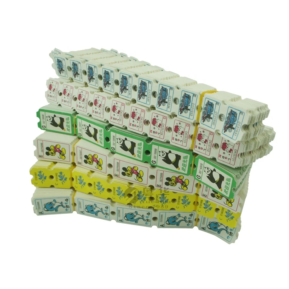 Redemption ticket for arcade game machine and slot game machine