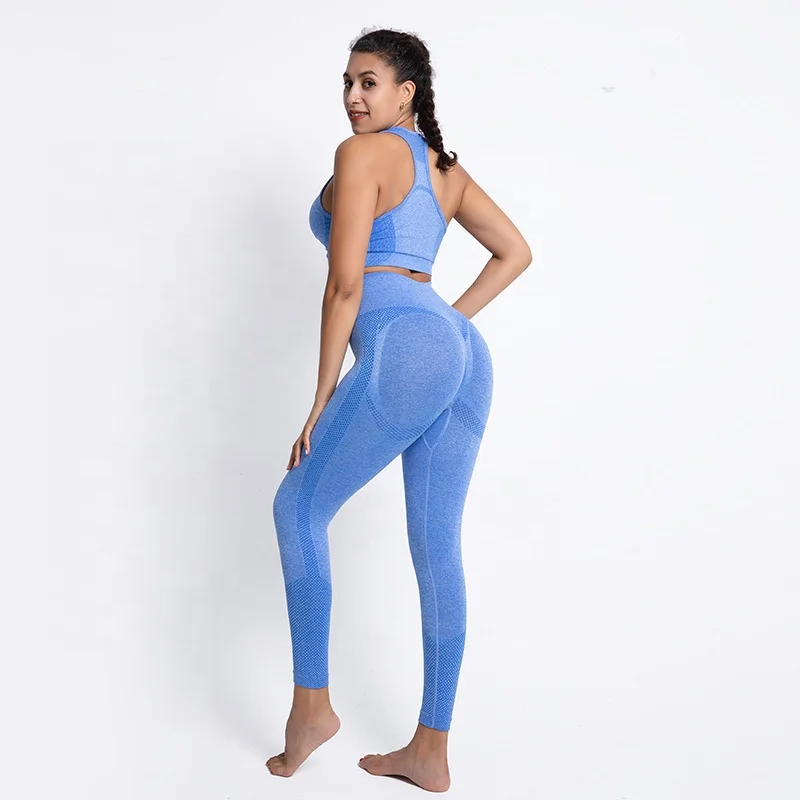 Пробоотборный Бесшовные Леггинсы для йоги + комплект с бюстгальтером для занятий фитнесом, женская спортивная одежда, одежда, спортивная одежда, набор для женщин