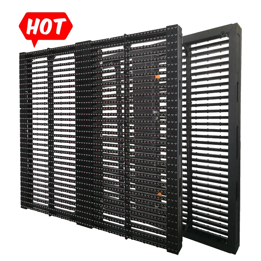 best price building facade screen P16 outdoor led curtain mesh display
