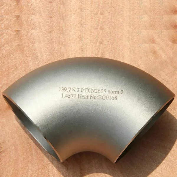 Factory Astm 304 304L 316 316L Stainless Steel Threaded Pipe  Fittings Welded Weld Elbow