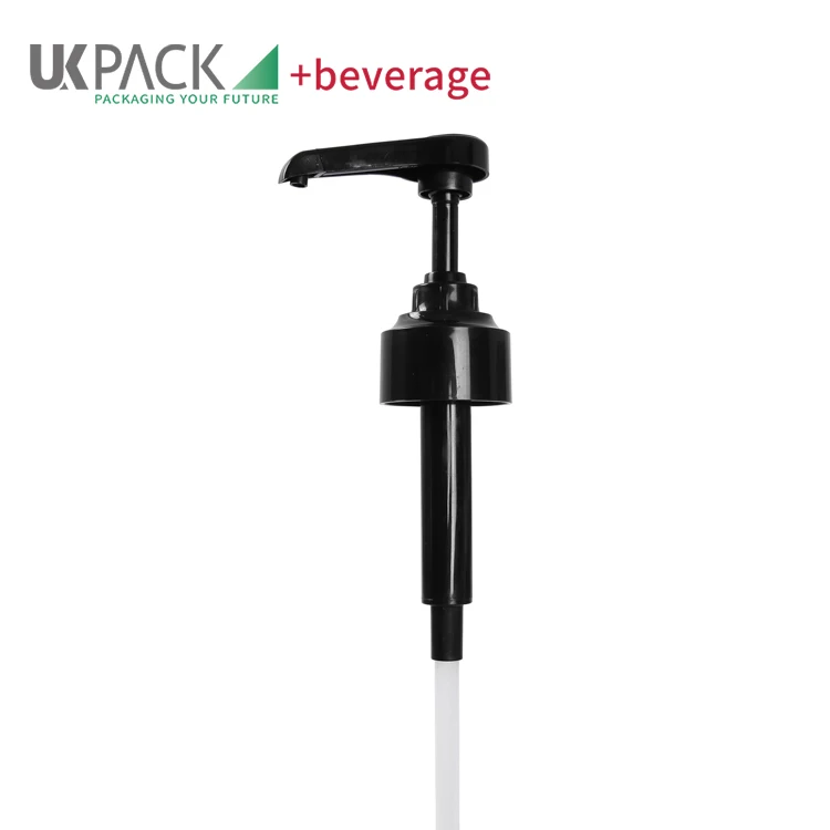 ukpack syrup pump food dispenser pump plastic dispenser universal for syrup bottle