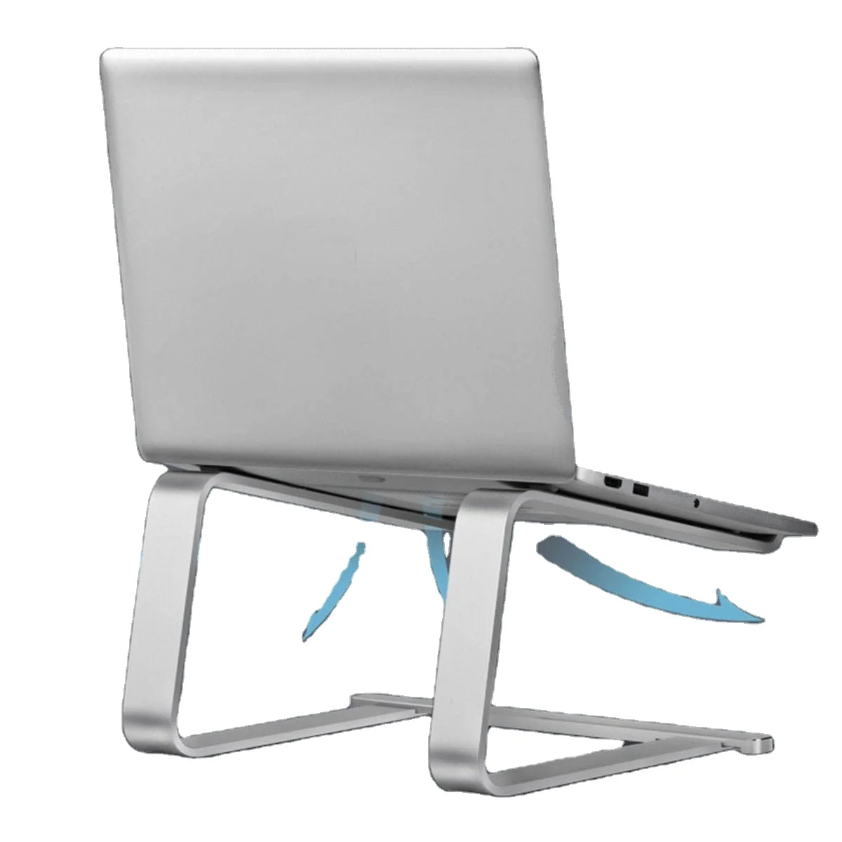 Aluminum Ergonomic Laptop Holder Riser Computer Tablet Stand Anti-slip Laptop Stand Metal Foldable Table Laptop Stand Lap Desk