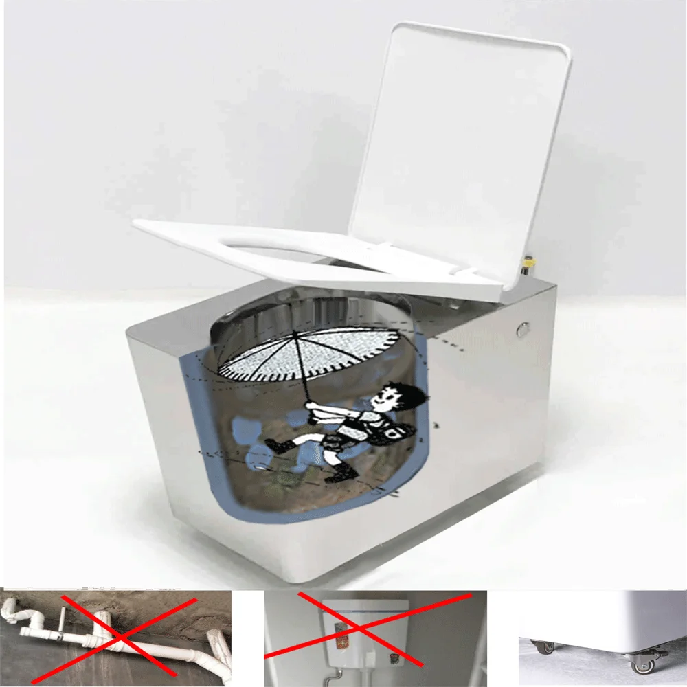 Безводный туалет для компостирования