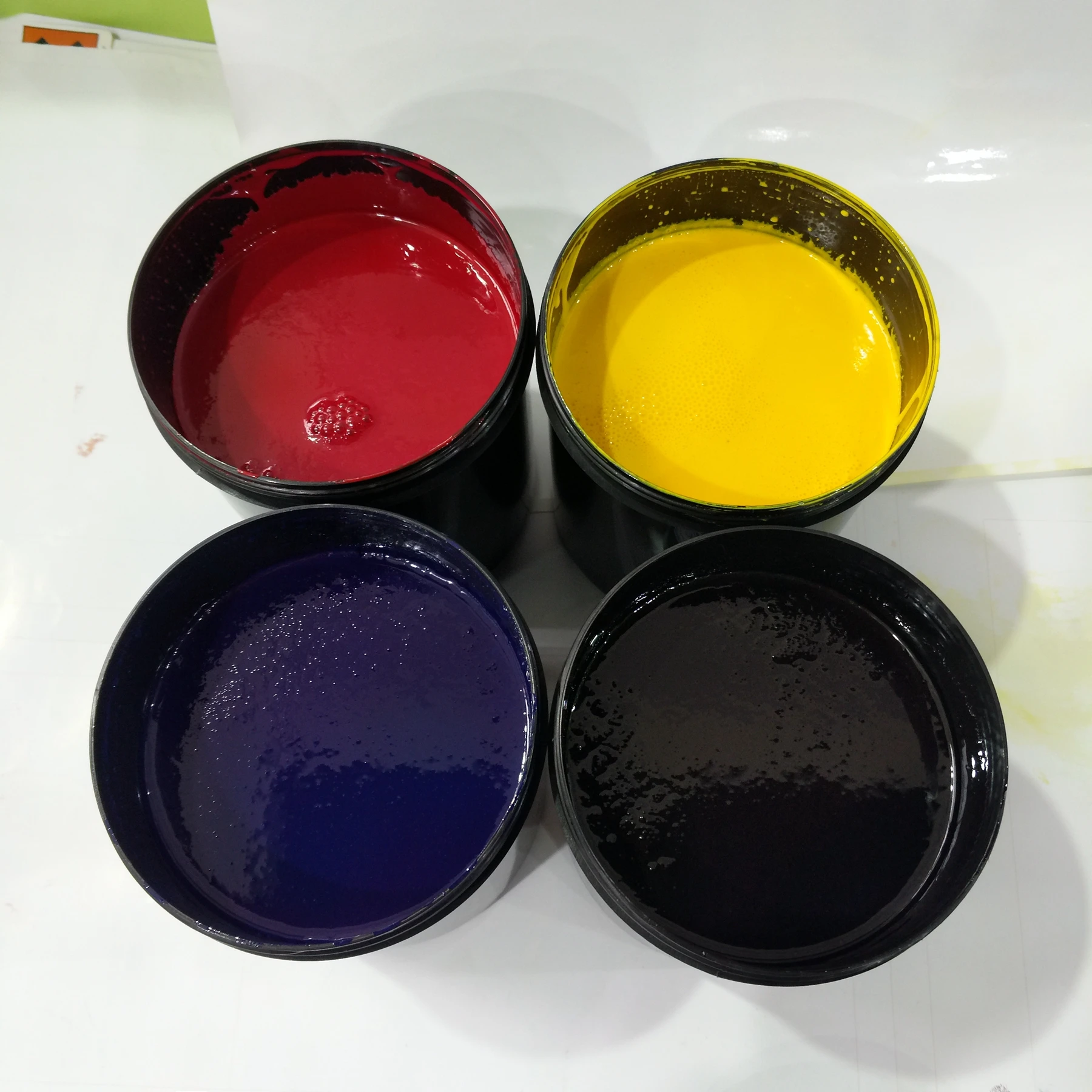 YC MSDS 550 Serie Ink for Glass/Ceramic/Plastic Material, ECO Screen Printing Water Transfer Printing Eternal Ink, Color Pigment