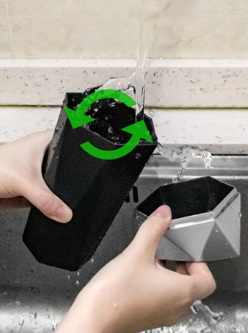 Leasylife garbage Cup Holder black ashtray Energy Charge Car Ashtray With lid