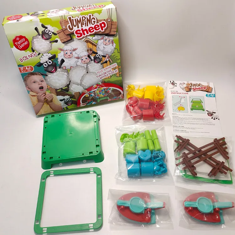 Educational toys Crazy Jumping Sheep Game 2 Player Desktop Game Set Multiplayer Competition Funny Party Toy With Friend Kids