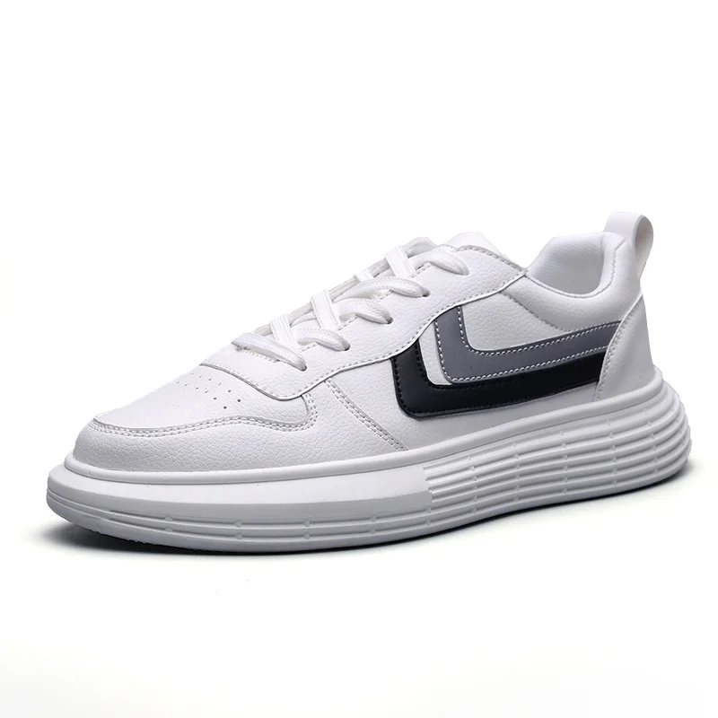 HN6089  Fashion Rubber Outsole Sports Running Shoes Flat Men Sneakers white shoes