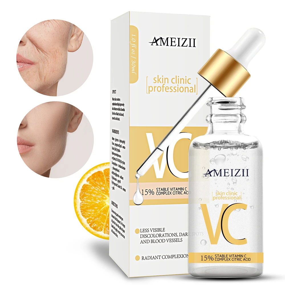 Private Label Brand Vitamin C Serum Kojic Acid Serum VC Cream Skin Care Remove Dark Spots Salud y Belleza Whitening Face Secrum