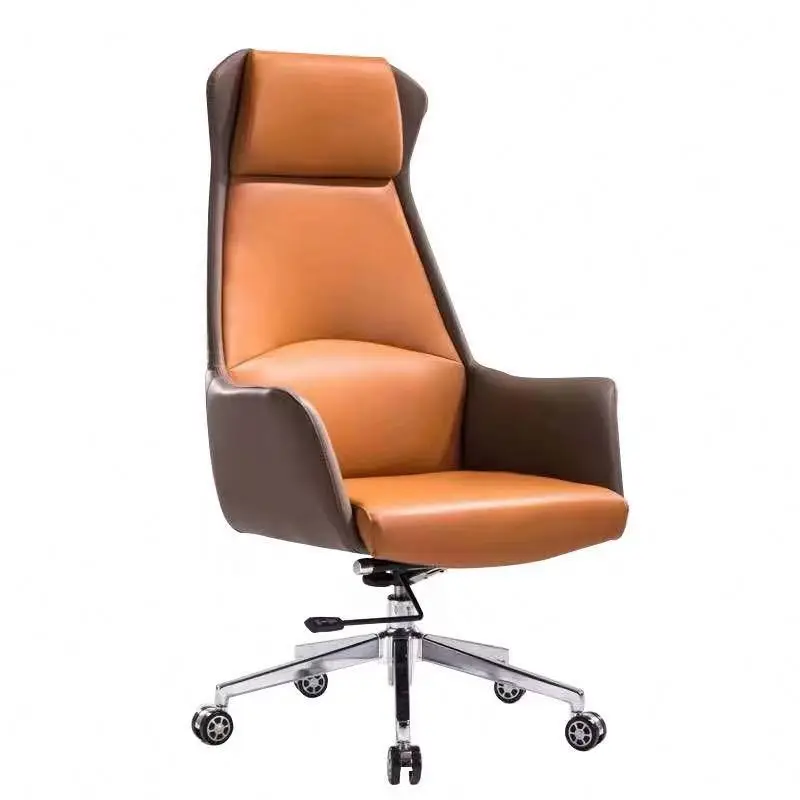 Modern Minimalist Leather Boss Chair Home Computer Chair Office Chair
