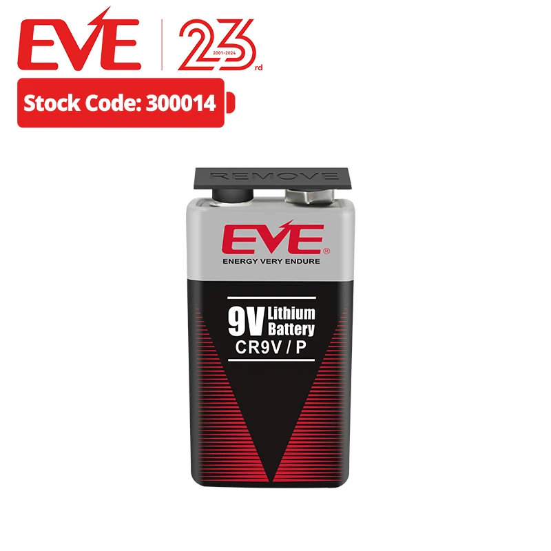 Одноразовый литиевый аккумулятор EVE CR9V LiMnO2 для беспроводного дверного звонка с датчиком патрулирования