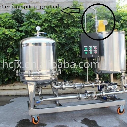 
Diatomite filter machine for beer wine 