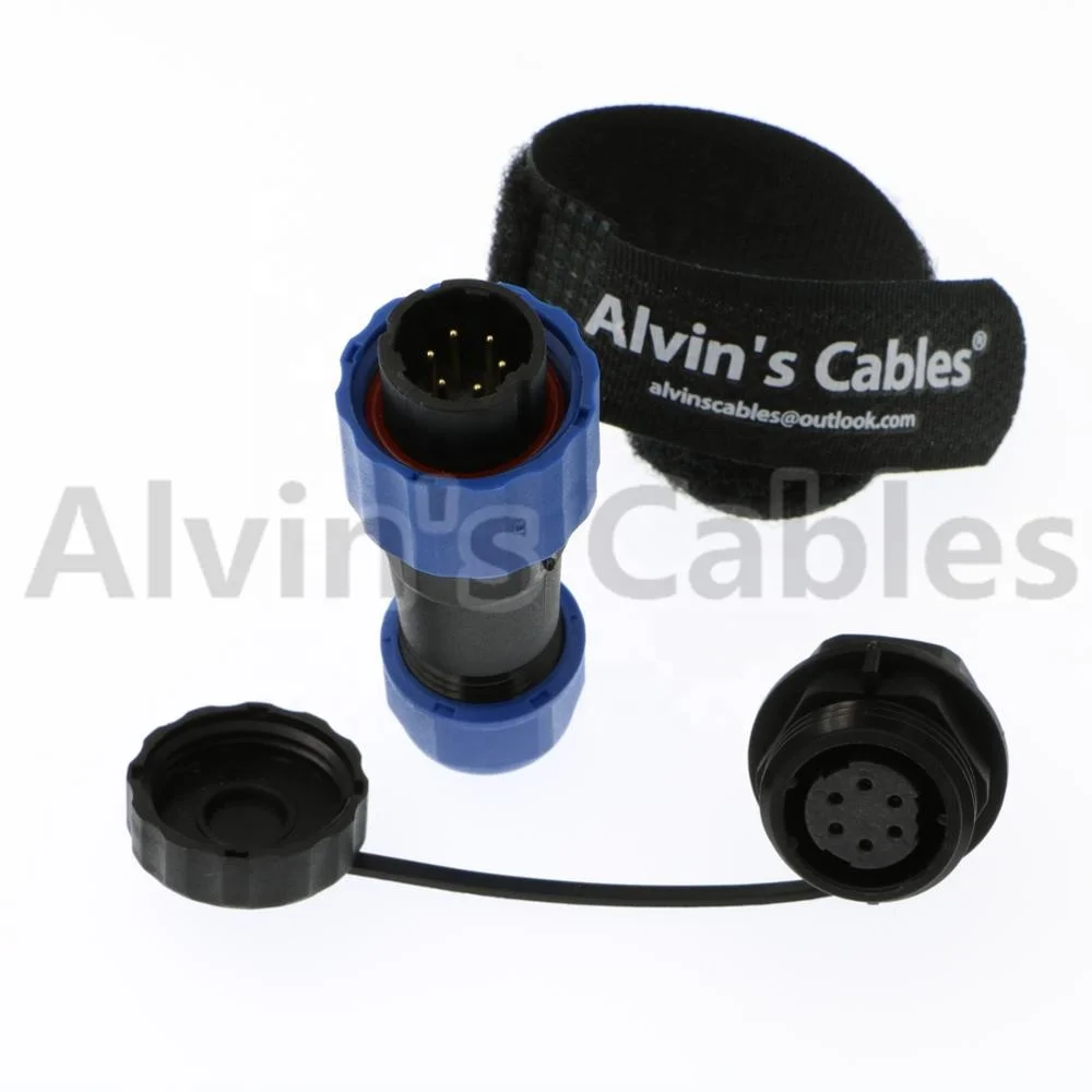 
SD16 6 Pin Series IP68 Waterproof plug male socket female electric car motorcycle power panel mount connector 