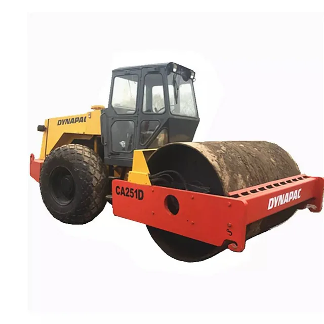 
used Sweden made road roller CA251D construction machine good quality low maintenance hot sale in stock 
