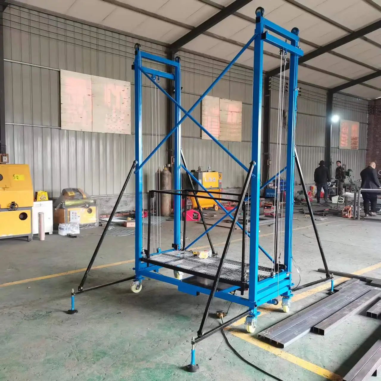 200-500kg Loading Capacity Electric Scaffold Lift Mobile Electric Lifting Scaffold 6/8/10m Electric Scaffolding
