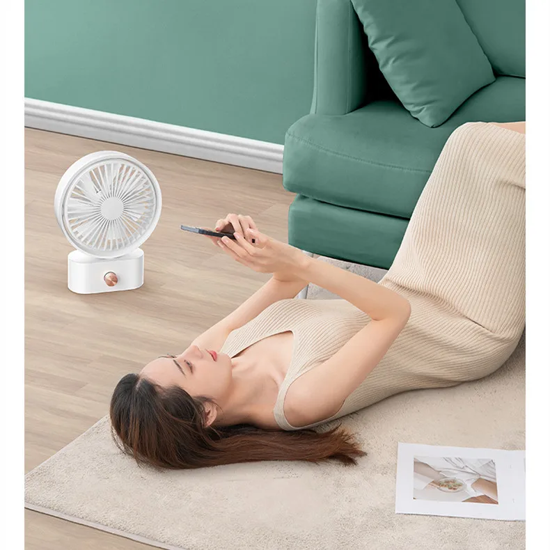 Factory Hot Wholesale Battery Standing Portable Rechargeable Handheld USB Mini Fan Battery Operated