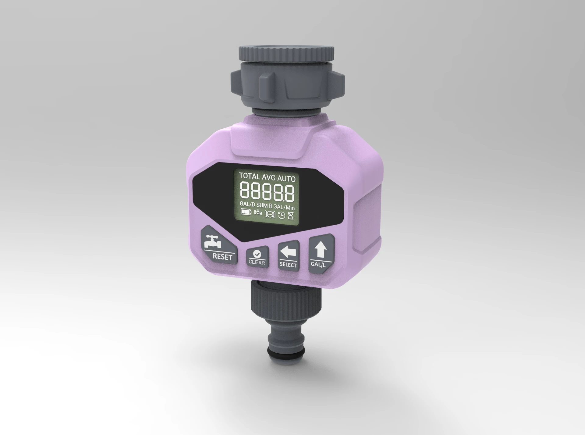 Flow Controller Camping Home Garden Water to Swimming Pool Work RV Usage Irrigation Automatic Battery