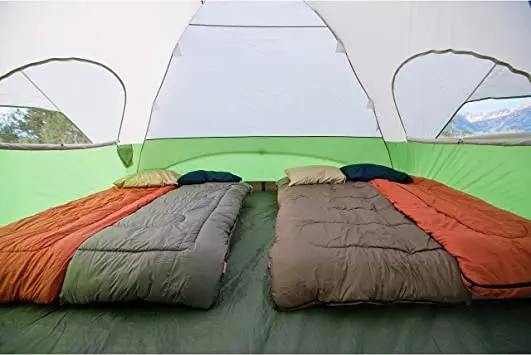 HOT 8 Person 27.25*11*10.75 inches dome tent camping tent with screen room with screen porch CHINA