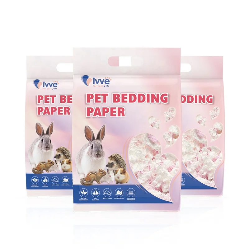 Hot Selling Super Absorbent Small Animal Paper Bedding Hamster for Rabbit Hamster Pig Sugar Glider Guinea