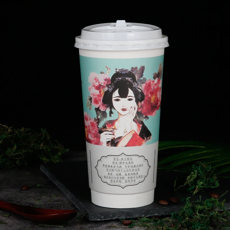 Cheap disposable 8oz single wall paper cup private label paper coffee cups thickened take away coffee cup