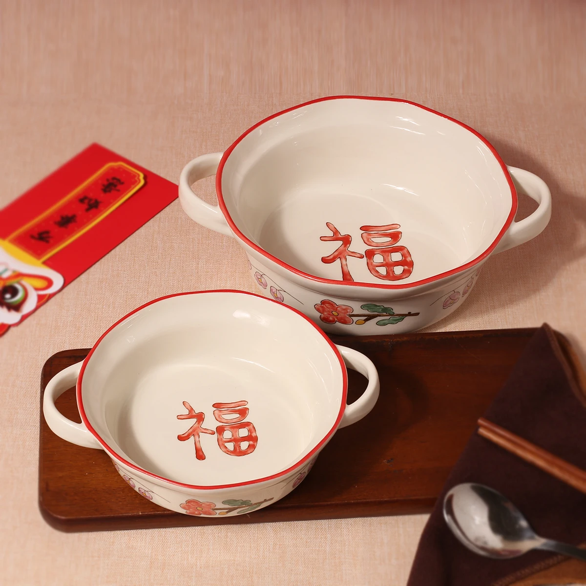 Wholesale Ceramic Dinnerware Pate Set Chinese Retro Stoneware Tableware And Pot For Wedding