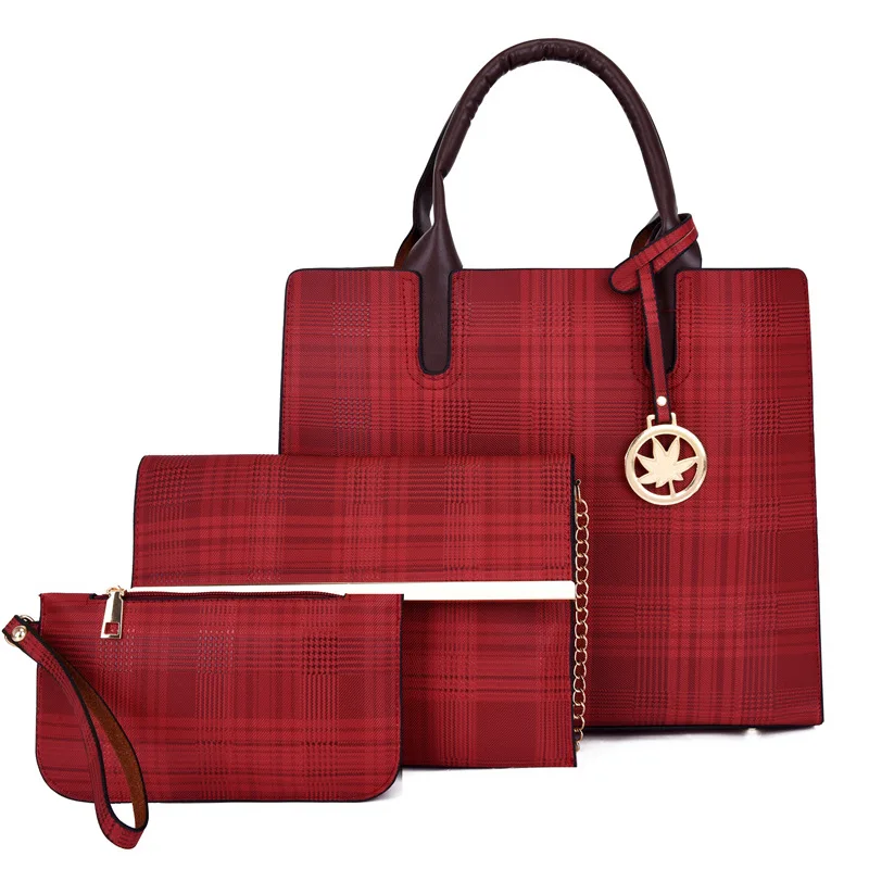 Оптовая продажа, Новая корейская модная женская сумка из трех частей, простая Ретро сумка через плечо, Детская сумка для матери