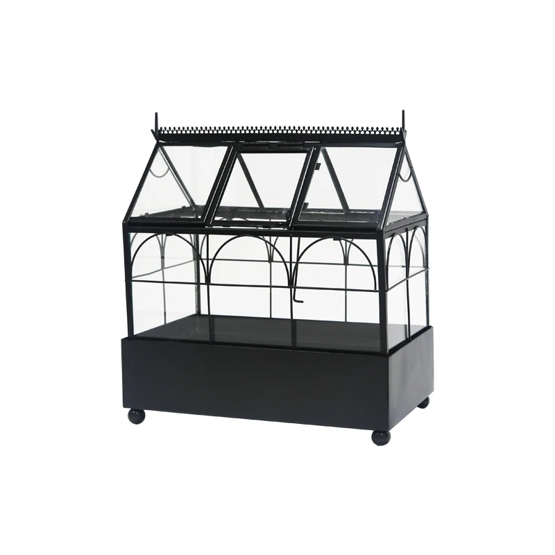 Factory Wholesale custom-made Glass Small Sunshine Room, plant display decorative cabinets