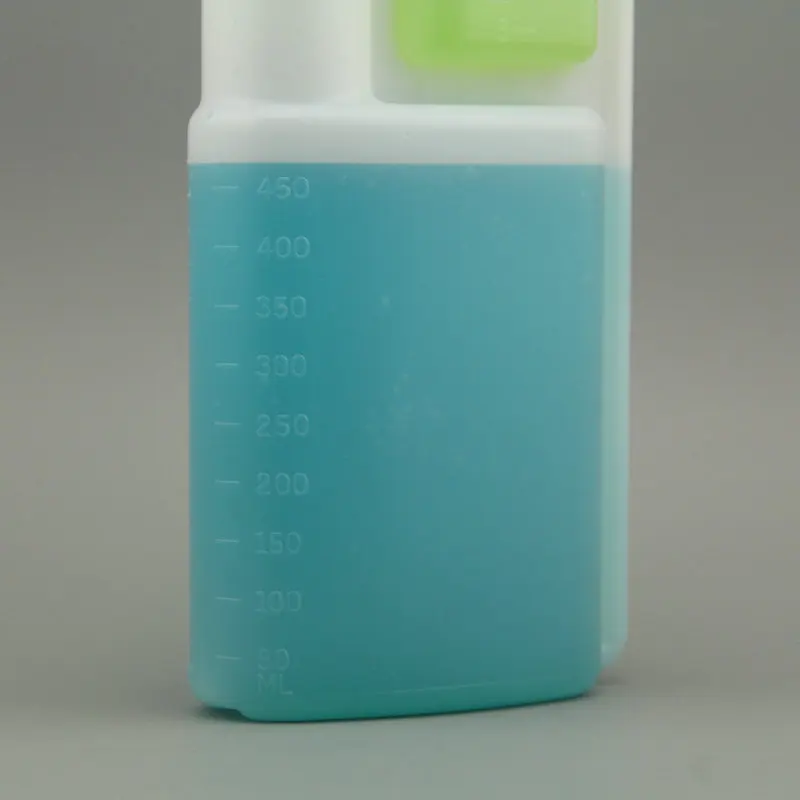 16oz High Barrier Resistant Acid Plastic HDPE Fluorinated Oil Bottles For Chemicals