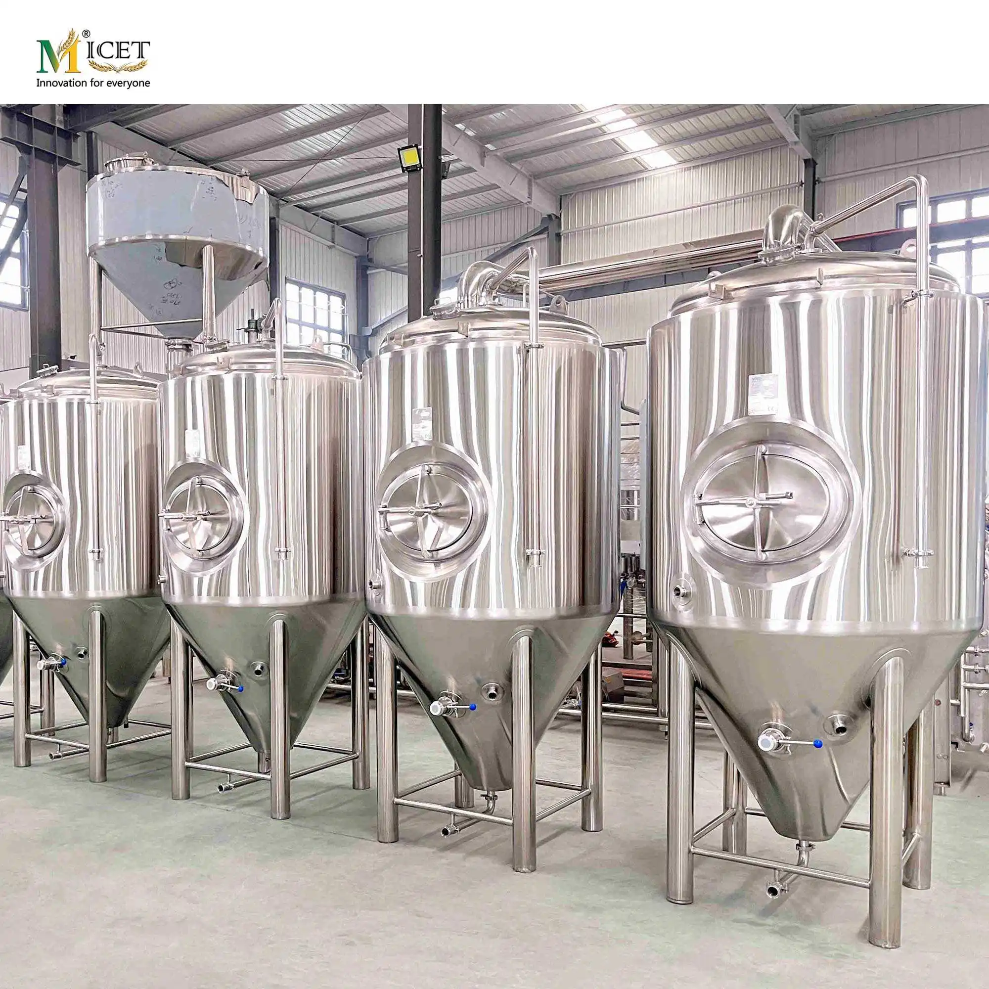1000l stainless steel conical fermenter for commercial brewing brewery equipment