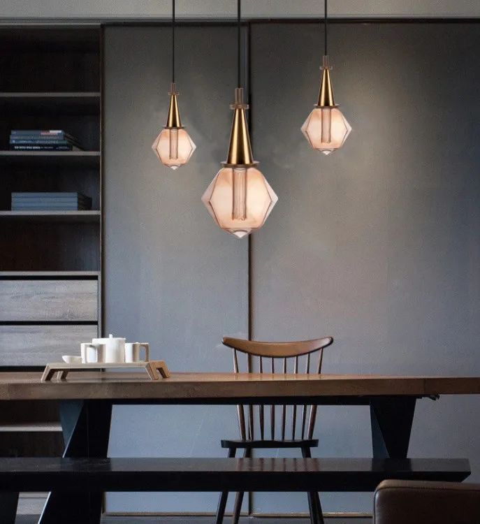 Nordic Modern Luxury Home Bar Gold Aluminum Lighting Decorative Led Hotel Restaurant Pendant Lighting