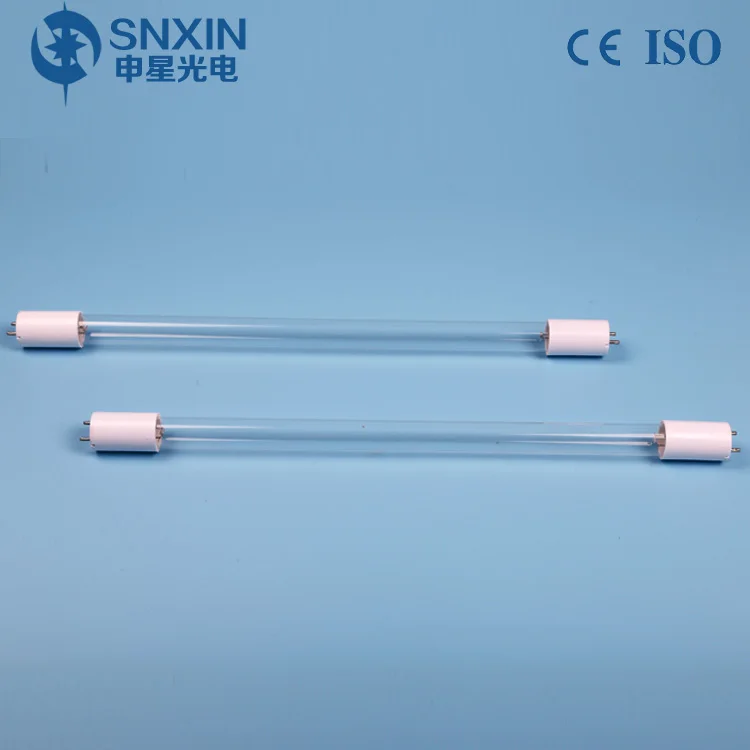 Китай производитель ультрафиолетовые лампы UVC бактерицидные GPH589T6VH-2P озона 20 Вт двусторонний 2 штыря для стерилизации воздуха