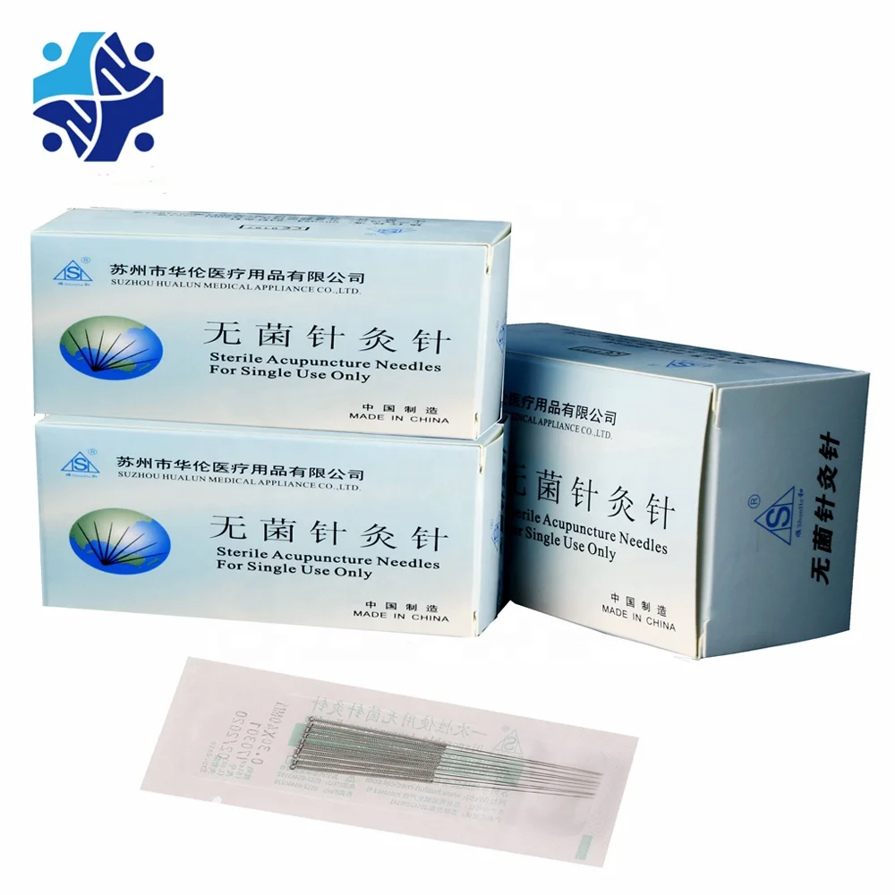 100pcs/box china acupuncture needles with steel handle