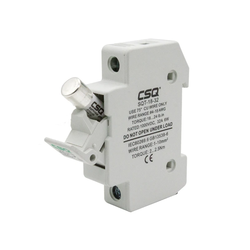 CSQ 6A Solar Dc Fuse Pv Photovoltaic System 25A 13amps 10x38 DC100010x38 20A 30a