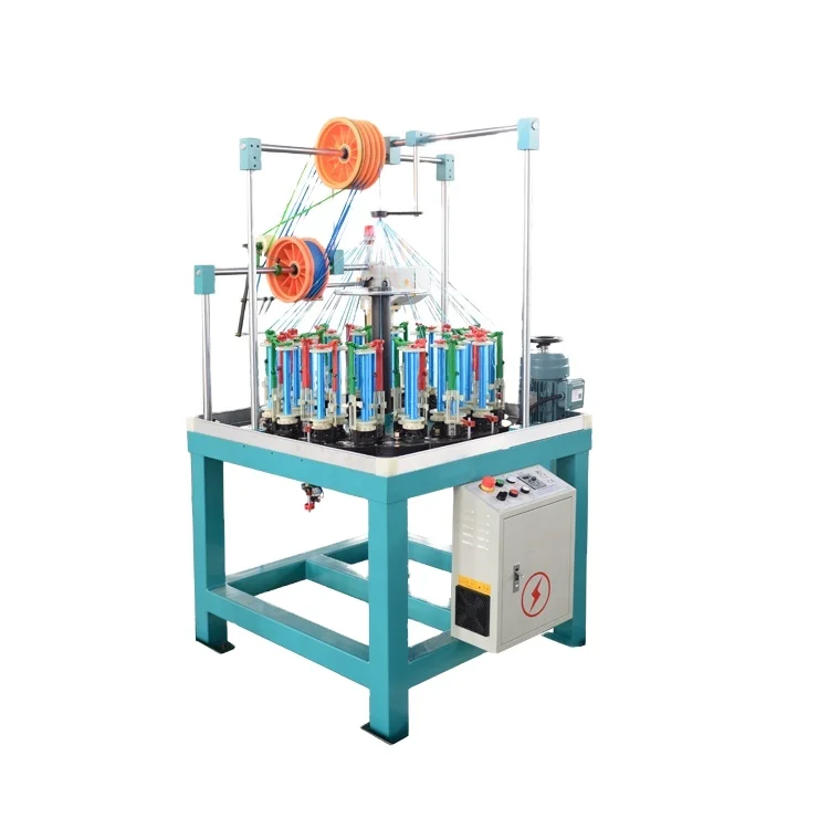 Factory Wholesale Strong Stretch Elastic Bungee Cord Braided Round Rubber Elastic Rope Braiding Machine
