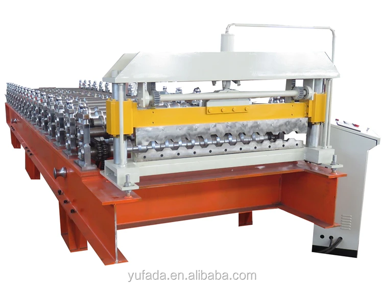 Russia C21 Roofing Sheet T21 Roll Forming Machine Design Manufacture