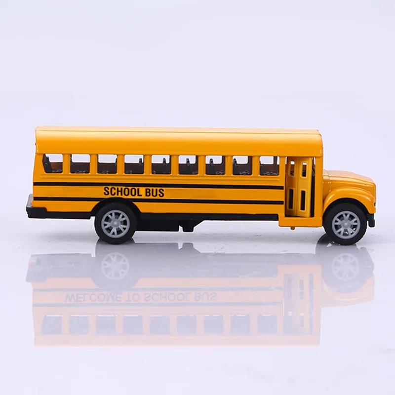 2024 Hot Selling 1/32 Bus Model Simulation Alloy School Bus Toys