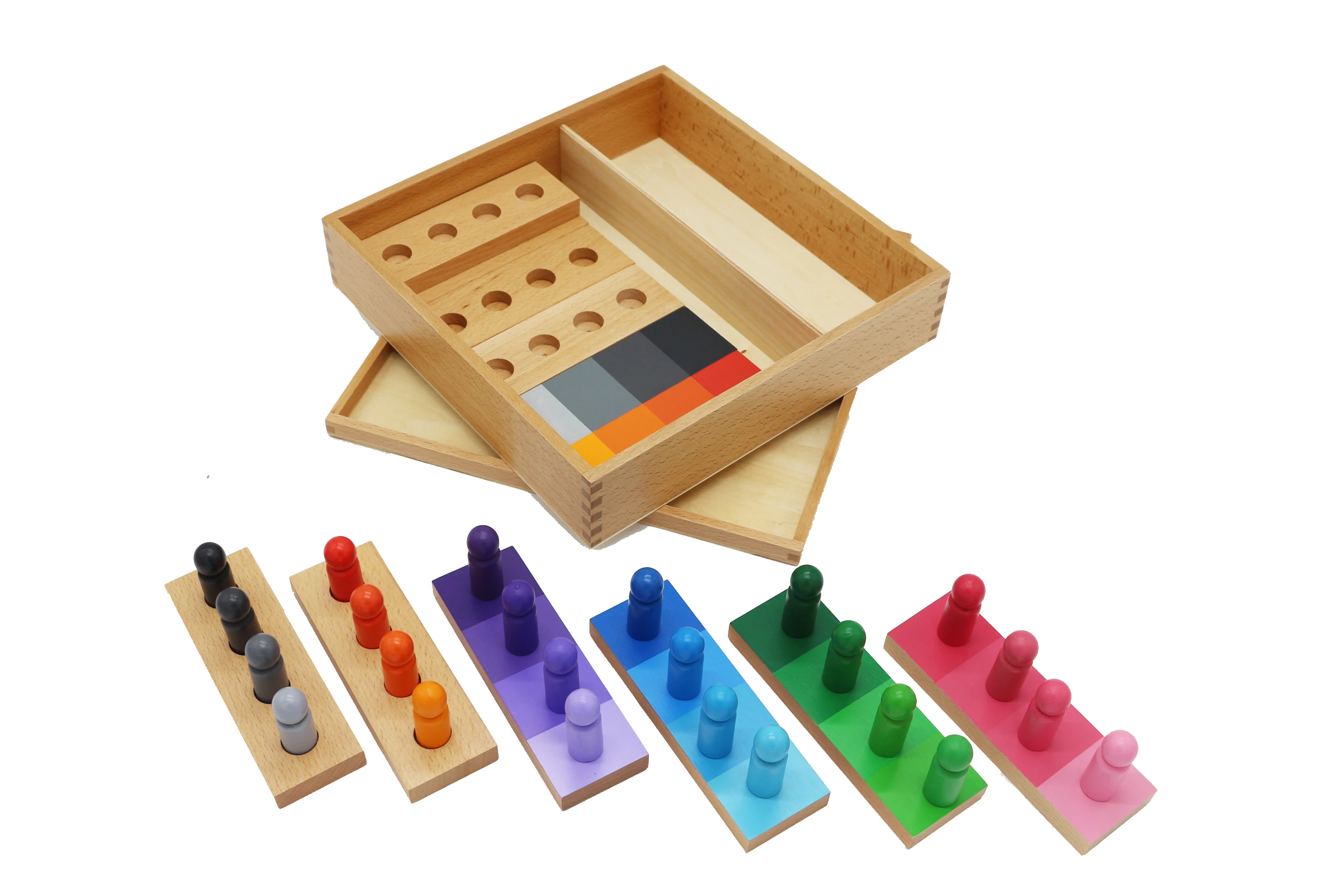 Деревянная игрушка Монтессори для малышей постоянная с подносом и шариком деревянные обучающие игрушки детского сада