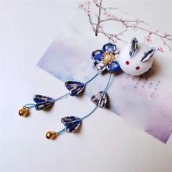 Заколка для волос в японском стиле Сакура, кролик, кисточка, 1 шт., заколка для волос, аксессуары для волос, Декор, реквизит для косплея, подарок для женщин и девочек