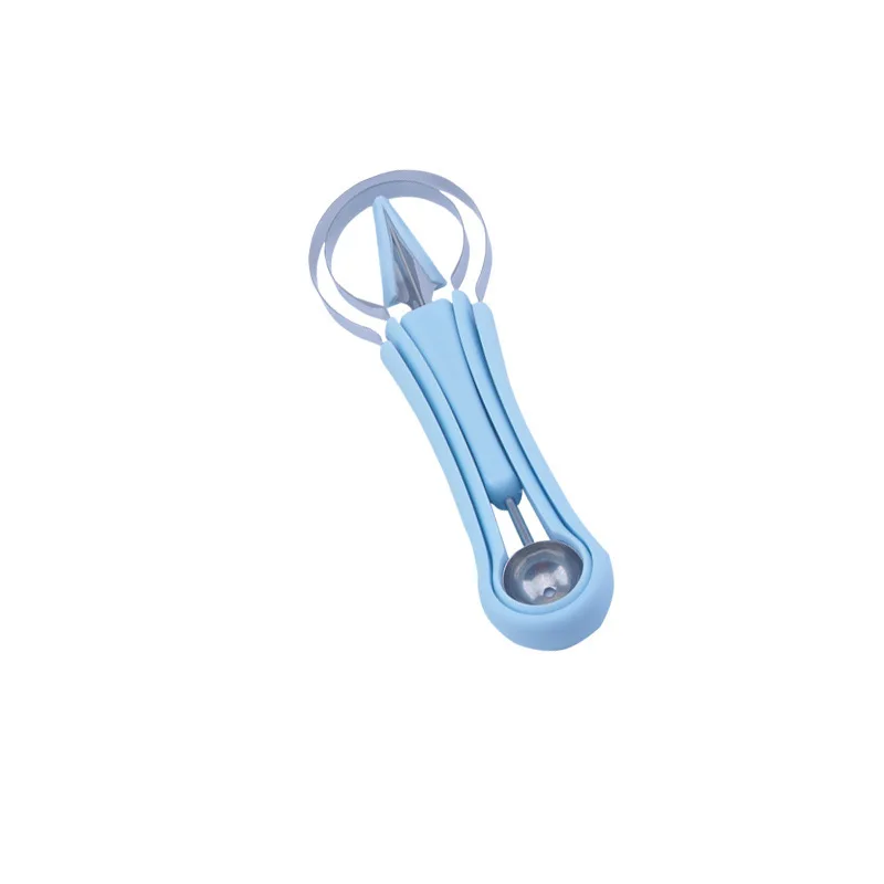 One Stop Shopping Professional 4 In 1 Stainless Steel Watermelon Cutter Fruit Carving Tools Set Melon Baller Scoop Set