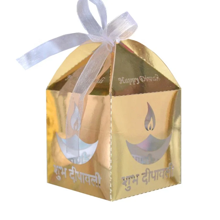Diwali подарки для лазерной резки счастливый diwali индийский сладкий шоколад подарочная