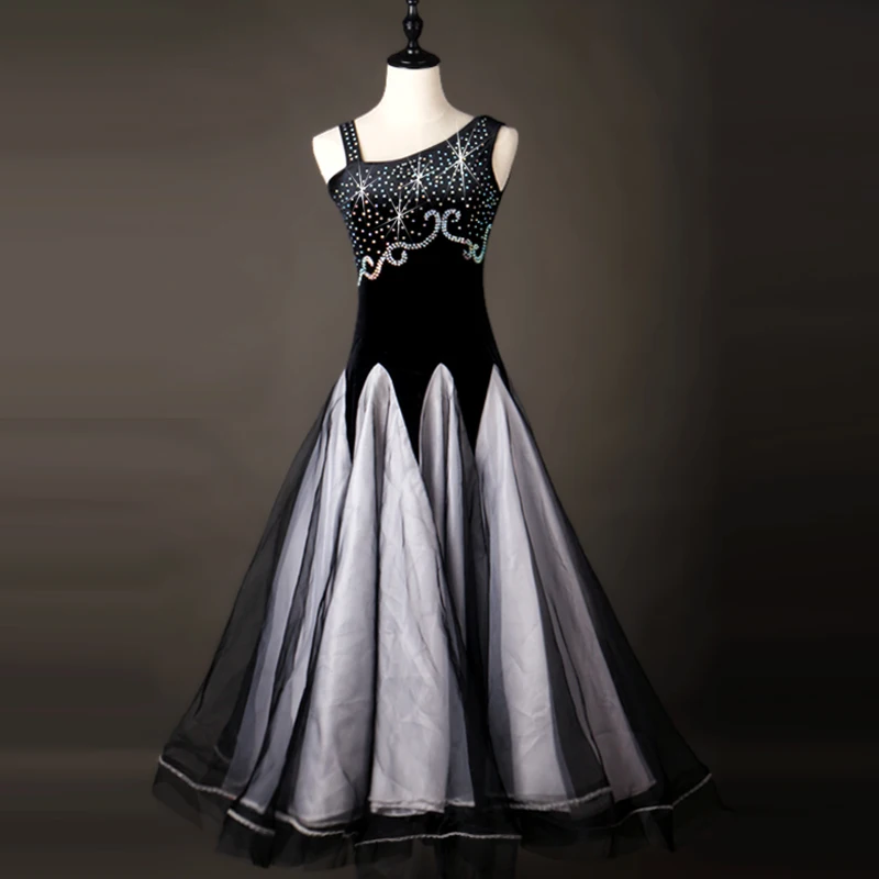 MQ024  Wholesale International Standard Competition  Ballroom Dance Dress