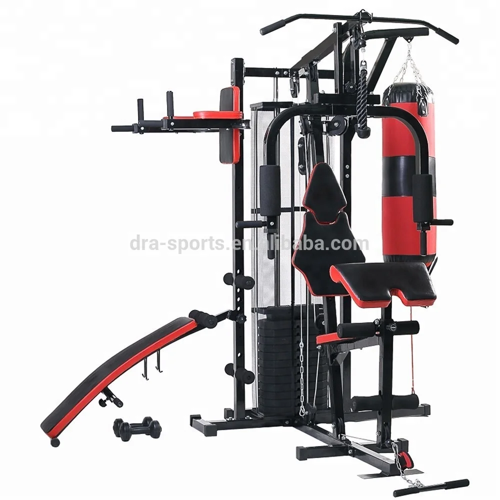 2019 hot sell  body building Factory direct supply gym equipment Multi Jungle 4 Station Home Gym