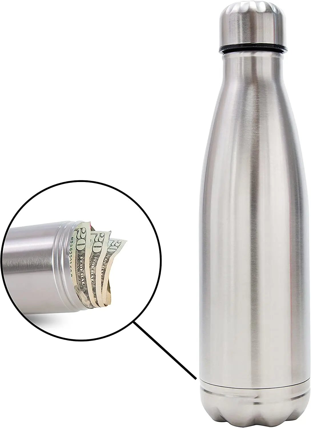 25oz Detachable Cola Bottle Diversion Safe Water Bottle Stainless Steel Tumbler with Hiding Spot