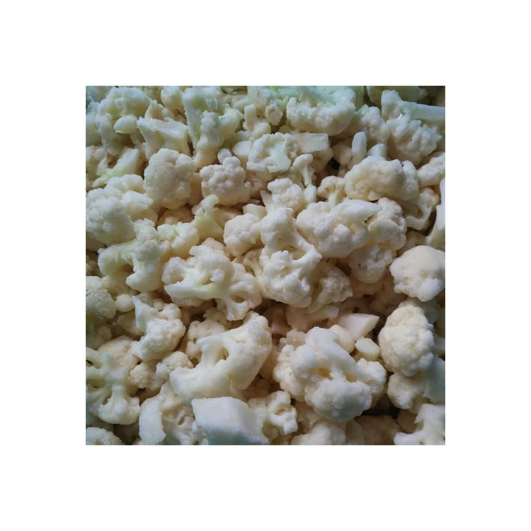Wholesale high quality frozen bulk white cauliflower iqf frozen cauliflower cut