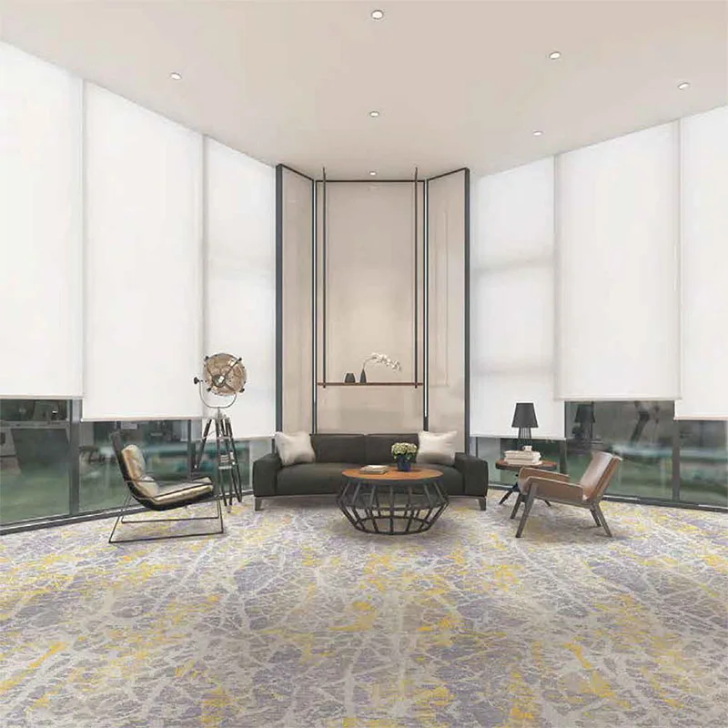 Autovi 80% Wool 20% Nylon Machine Jacquard Axminster Carpet Rolls Wall to Wall Floor Axminster Carpet for 5 Stars Hotel