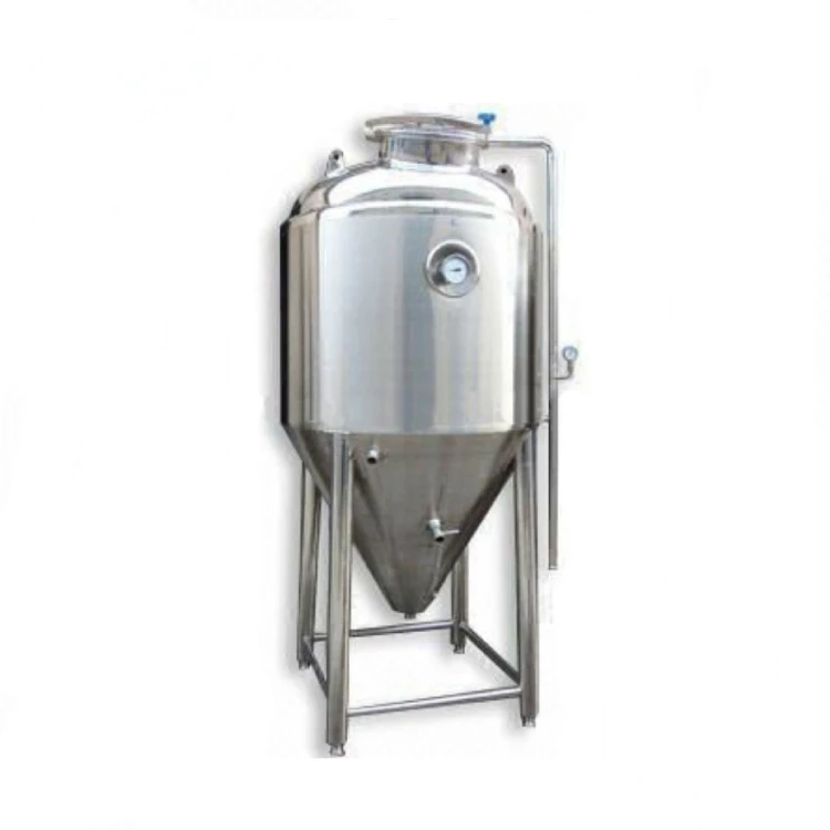 Industrial grade precision SUS316L storage steel tank conical fermenter for beer brewing